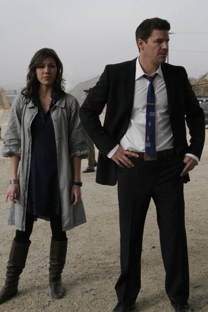 Angela Montenegro (Michaela Conlin) et Seeley Booth (David Boreanaz)