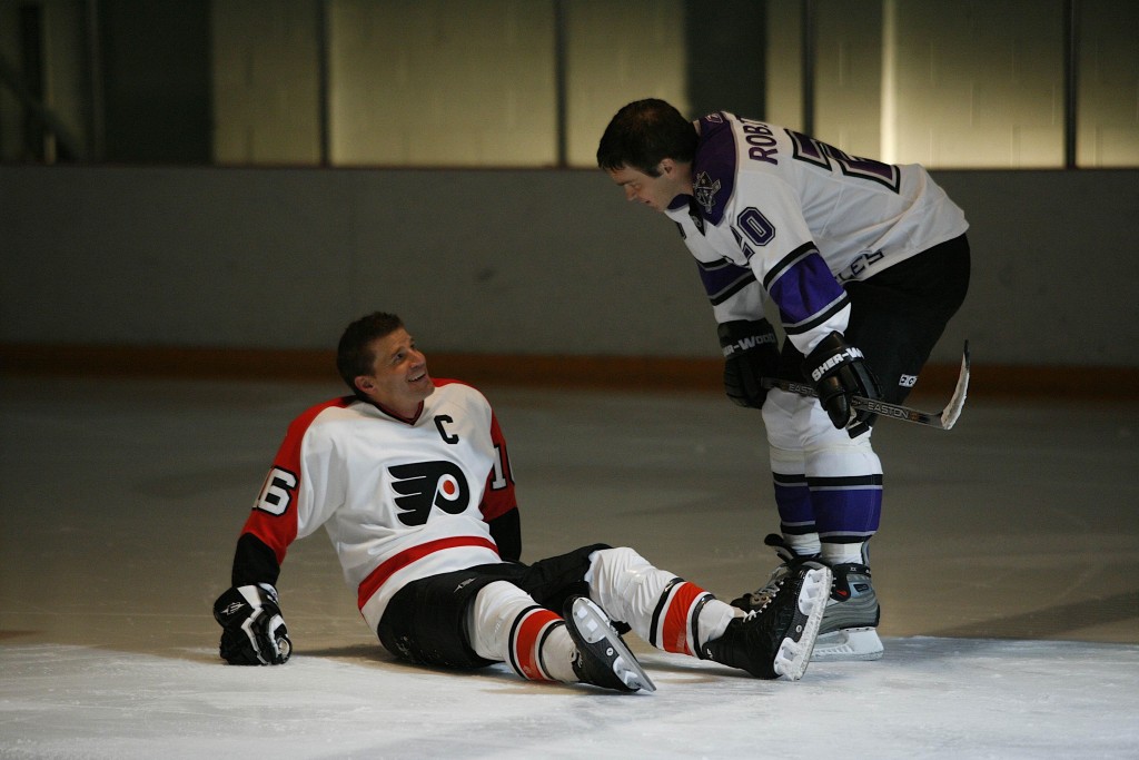 Seeley Booth (David Boreanaz) et un hockeyeur