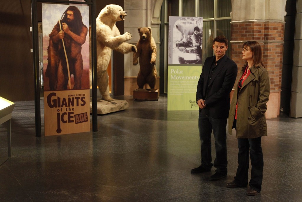 Seeley Booth (David Boreanaz) et Temperance Brennan (Emily Deschanel) retrouvent le Jefferson