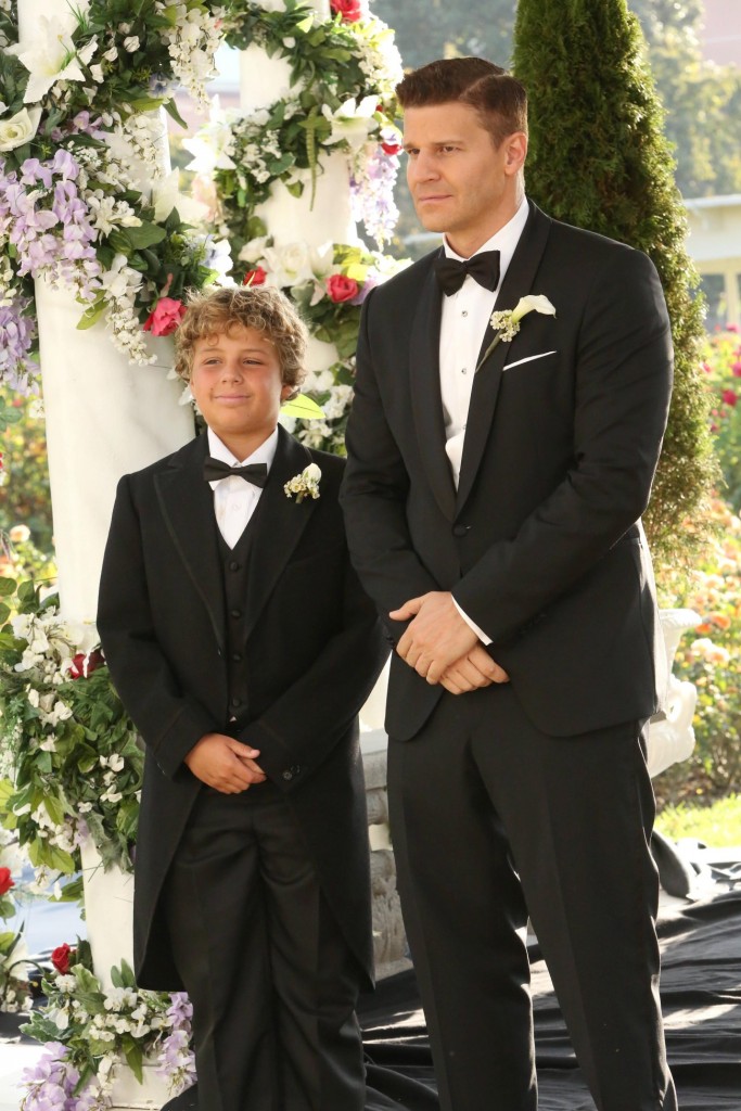 Parker Booth (Ty Panitz) et Seeley Booth (David Boreanaz)