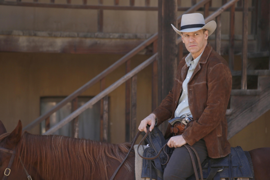 Seeley Booth (David Boreanaz) à cheval
